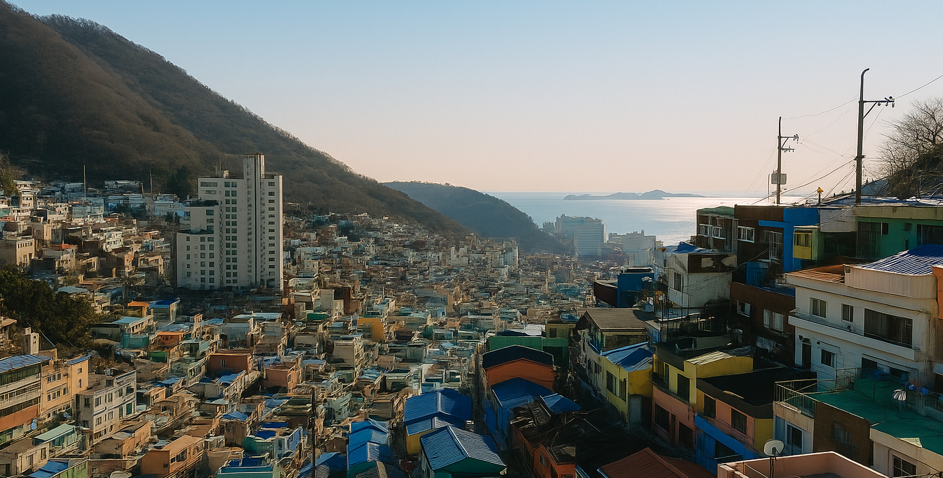 감천문화마을 전경사진