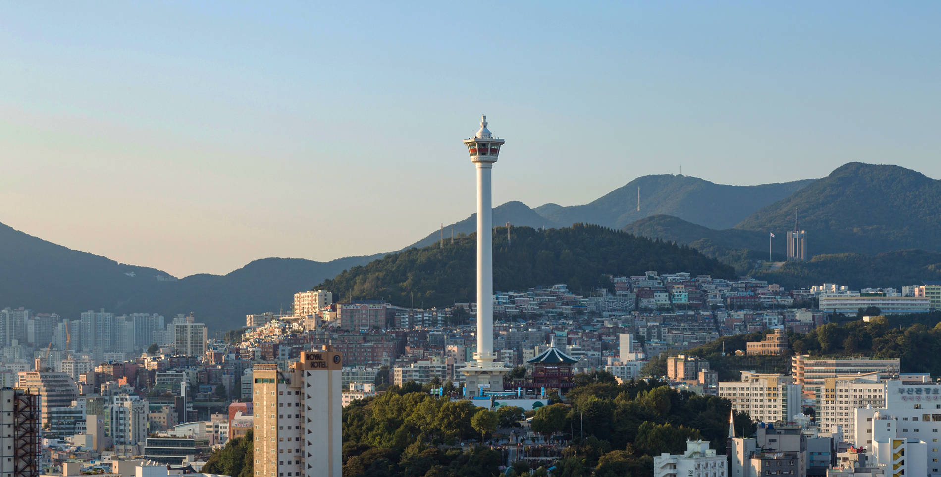 용두산공원 전경사진