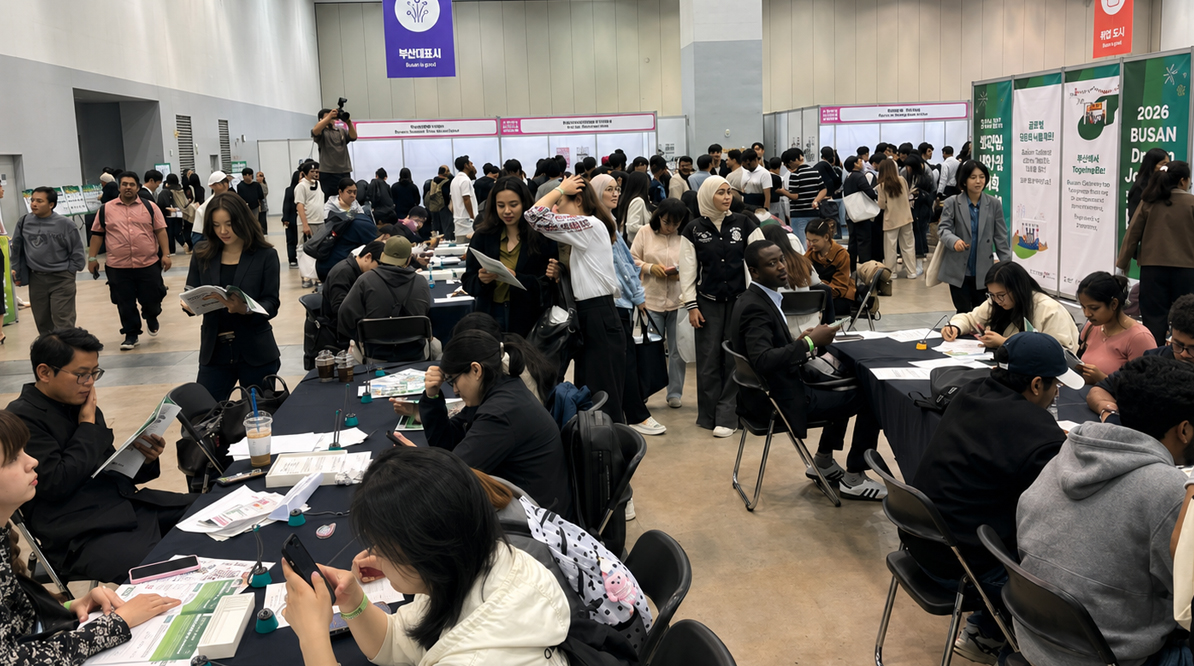 부산 외국인 유학생 채용박람회