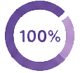 진도율 100% 달성